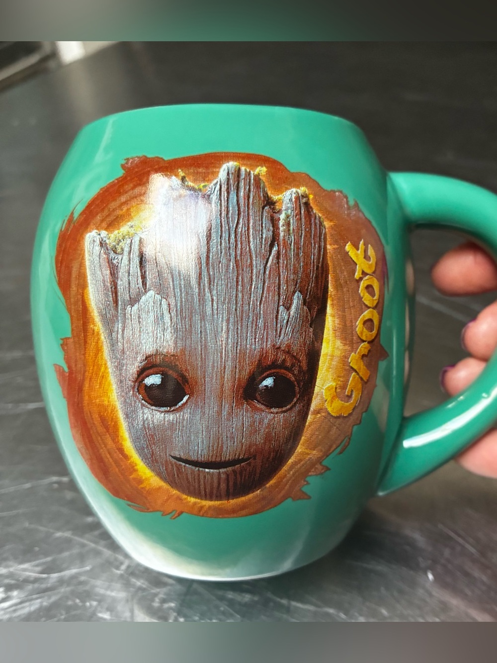 Marvel Teal Ceramic Groot Mug